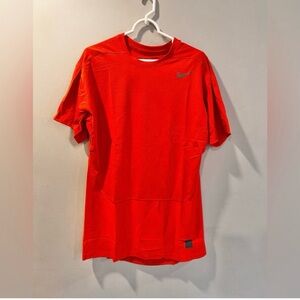 NWT Nike Pro Dri-Fit Compression Hyper Cool Training T-Shirt Orange Size 2XL